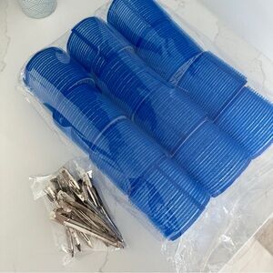 12 piece Hair curler Rollers with Clips